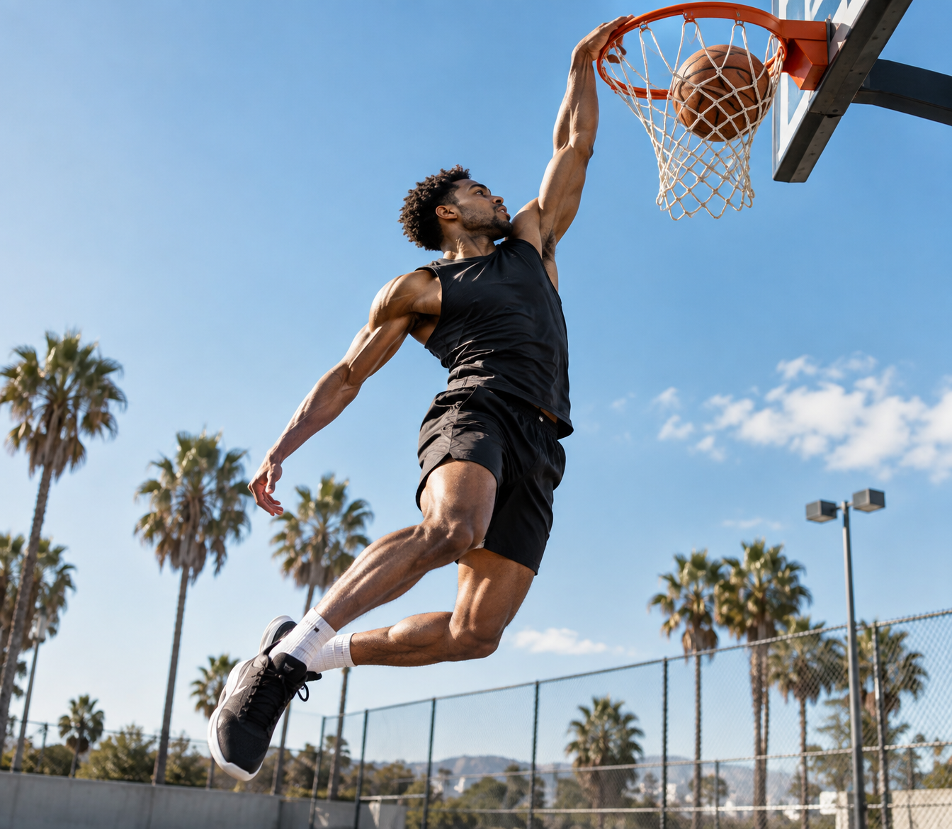 Athlete in action